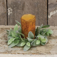 Lamb's Ear Candle Ring - The Fox Decor