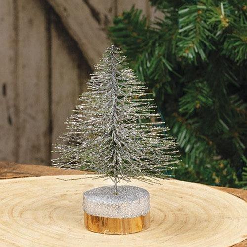 Small Flat Bottle Brush Tree - The Fox Decor