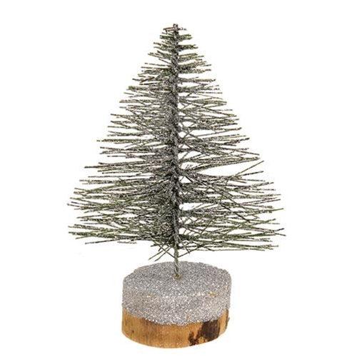 Small Flat Bottle Brush Tree - The Fox Decor