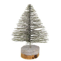 Small Flat Bottle Brush Tree - The Fox Decor