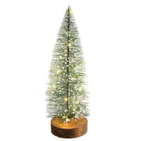 Bottle Brush Tree w LED Light - The Fox Decor