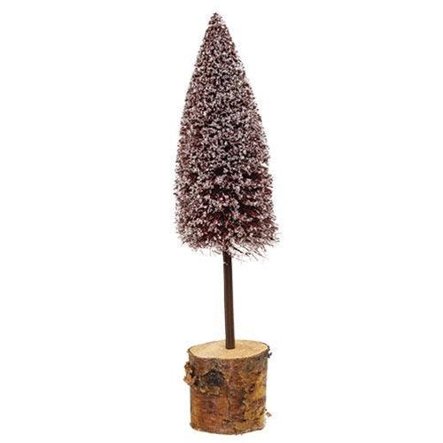 Small Red Spice Drop Bottle Brush Tree - The Fox Decor