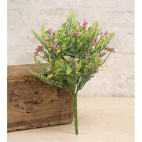 Pink Fernshot Blooms Bush - The Fox Decor