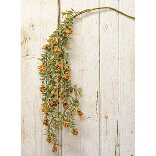 Late Bloomer Hanging Bush 37 Pumpkin - The Fox Decor