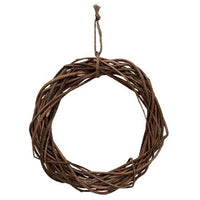 Twisted Willow Wreath w Jute Hanger 6 - The Fox Decor
