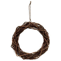 Twisted Willow Wreath w Jute Hanger 10 - The Fox Decor