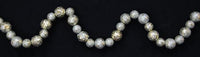 Platinum Glitter Ball Garland - The Fox Decor