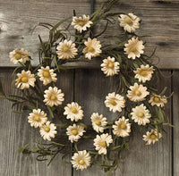Teastain Daisy Wreath - 12 - The Fox Decor