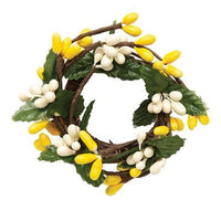 Mini Pip Berry Ring Yellow & Cream 1 - The Fox Decor