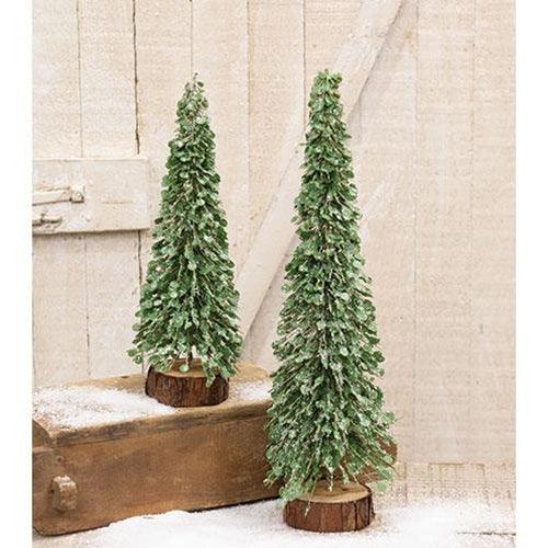 Icy Boxwood Brush Tree 16 - The Fox Decor