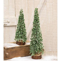 Icy Boxwood Brush Tree 16 - The Fox Decor