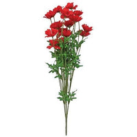 Breeze Swept Blooms Bush Red - The Fox Decor