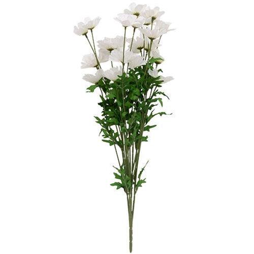 Breeze Swept Blooms Bush White - The Fox Decor