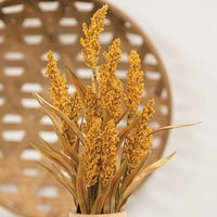 Golden Heather & Fall Grass Bush 21 - The Fox Decor