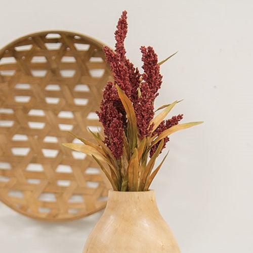 Ruby Heather & Fall Grass Bush 21 - The Fox Decor