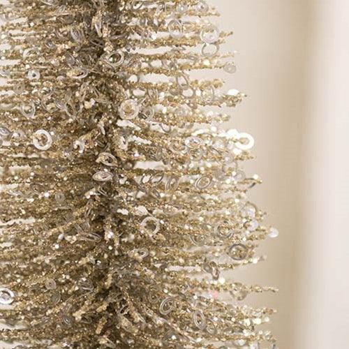 Silver Sparkle Bottle Brush Tree 12 - The Fox Decor