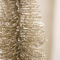 Silver Sparkle Bottle Brush Tree 12 - The Fox Decor