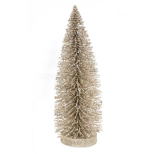 Silver Sparkle Bottle Brush Tree 12 - The Fox Decor