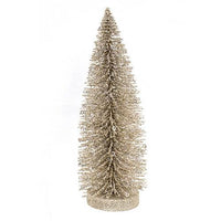 Silver Sparkle Bottle Brush Tree 12 - The Fox Decor