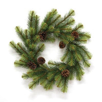 Empire Pine Wreath w Pinecones 24 - The Fox Decor