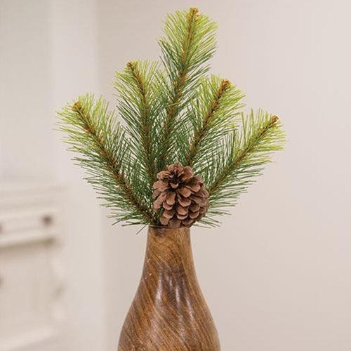 Empire Pine Pick w Pinecone 15 - The Fox Decor