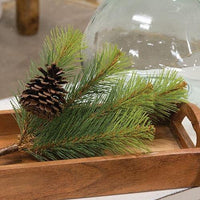 Empire Pine Pick w Pinecone 15 - The Fox Decor