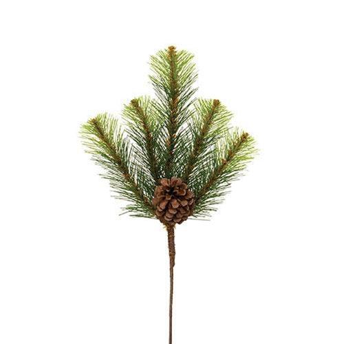 Empire Pine Pick w Pinecone 15 - The Fox Decor