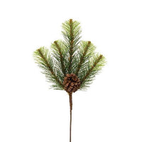 Empire Pine Pick w Pinecone 15 - The Fox Decor