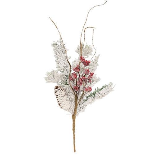 Frosty Pines & Berries Pick 15 - The Fox Decor