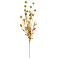 Fall Grass & Thistle Spray 26 Golden - The Fox Decor