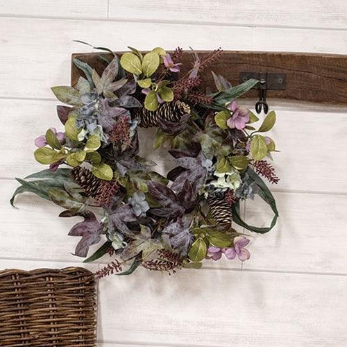 Hydrangea & Pine Cones Wreath 18 - The Fox Decor