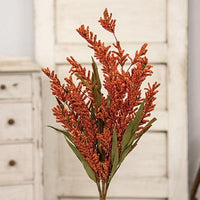 Fall Grass & Heather Bush 24 Bittersweet - The Fox Decor