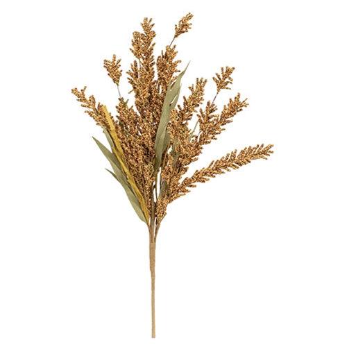 Fall Grass & Heather Bush 24 Mustard - The Fox Decor