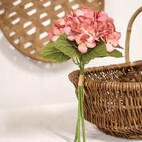 Rose Pink Hydrangea Bouquet 115 - The Fox Decor