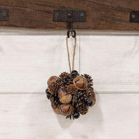 Frosted Deer Run Hanging Ball 5 - The Fox Decor