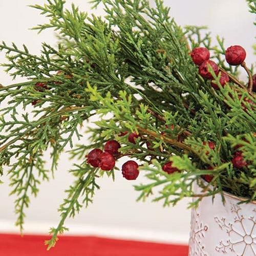 Red Berry & Cedar Bush 17 - The Fox Decor