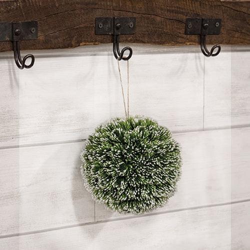 Snowy Pine Kissing Ball Ornament 7 - The Fox Decor