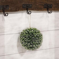 Snowy Pine Kissing Ball Ornament 7 - The Fox Decor