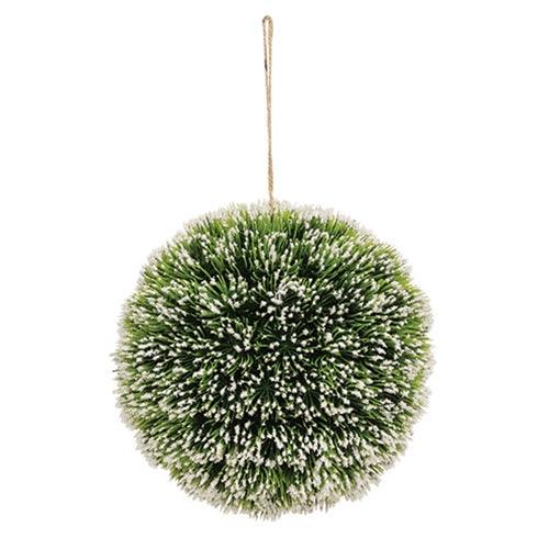 Snowy Pine Kissing Ball Ornament 7 - The Fox Decor