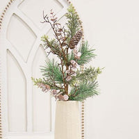 Icy Woodland Pine & Eucalyptus Spray 28 - The Fox Decor