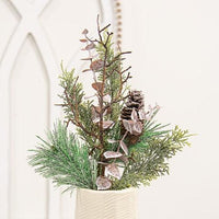 Icy Woodland Pine & Eucalyptus Pick 175 - The Fox Decor