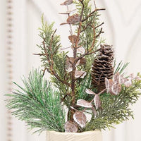 Icy Woodland Pine & Eucalyptus Pick 175 - The Fox Decor