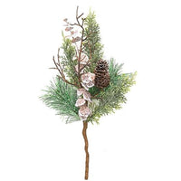 Icy Woodland Pine & Eucalyptus Pick 175 - The Fox Decor