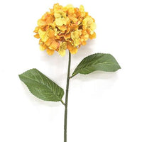 Golden Hydrangea Stem 28 - The Fox Decor