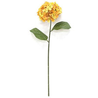 Golden Hydrangea Stem 28 - The Fox Decor