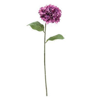 Purple Hydrangea Stem 28 - The Fox Decor