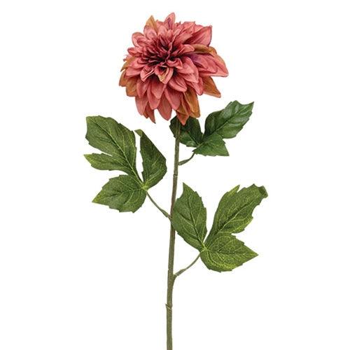 Mauve Dahlia Stem 24 - The Fox Decor