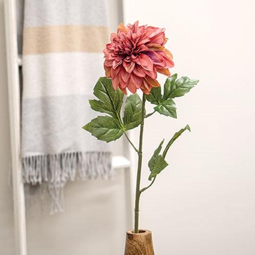 Mauve Dahlia Stem 24 - The Fox Decor