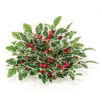 Mini Holly Leaves & Berries Half Sphere 10 - The Fox Decor