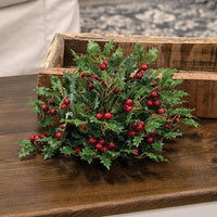 Merry Little Holly & Berries Half Sphere 10 - The Fox Decor